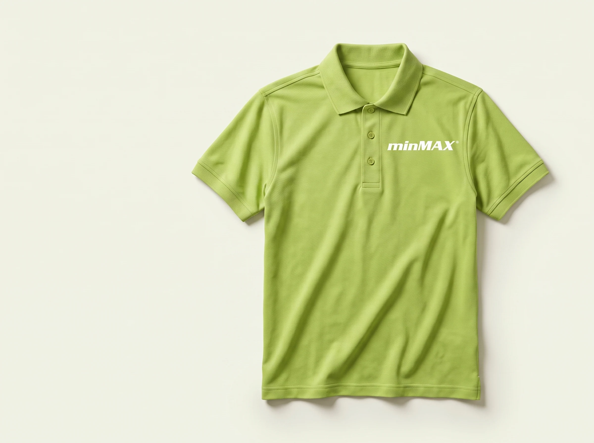 Green minMAX team polo shirt